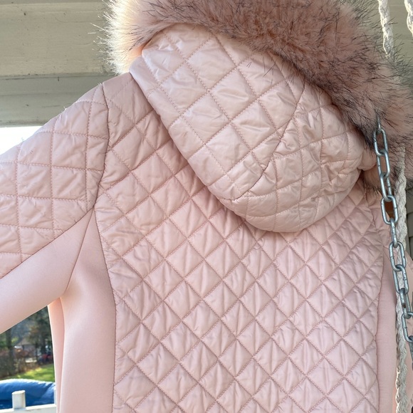 Michael Kors Rosewater Coat ombré faux fur - Picture 5 of 10